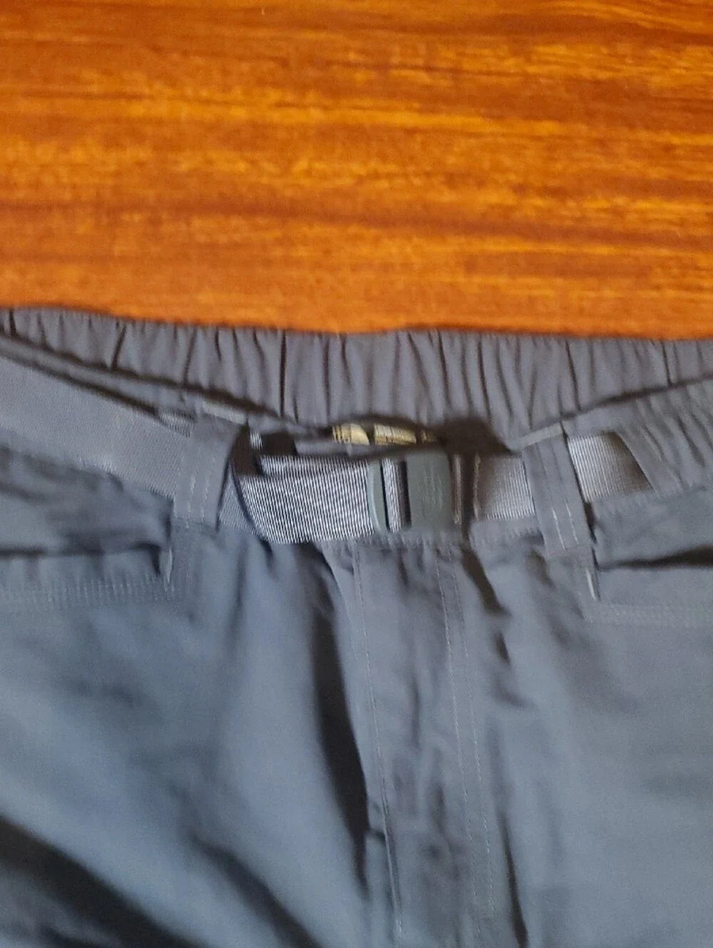 The North Face Men's Charcoal Gray Zip-Off Cargo Hiking Pants